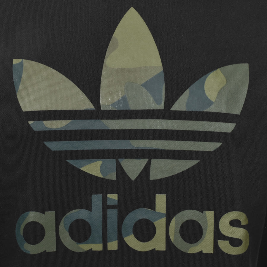 Alternative Image for Productadidas Originals Trefoil Logo Hoodie Black3